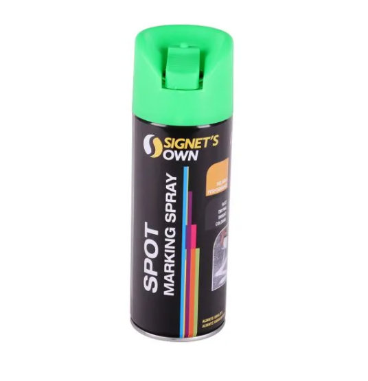 PAINT SPOT MARKING - FLURO GREEN - SIGNET 